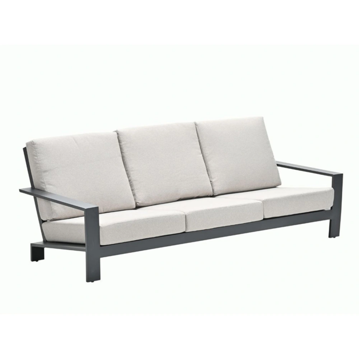 Garden impressions Lincoln 3-zits Loungebank Carbon Black – zwart