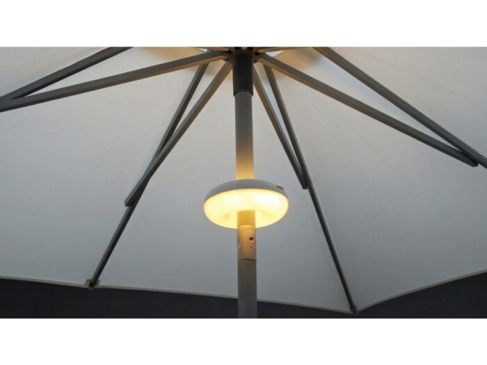 New Garden Lima parasollamp led oplaadbaar dimbaar ø 17,5cm – Wit
