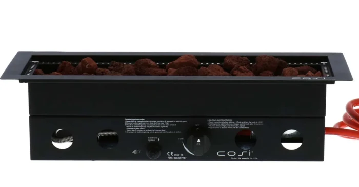 Cosi | Cosiburner Inbouwbrander | Straight Black