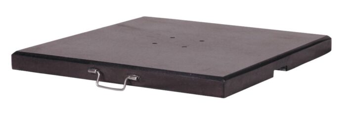 Warentuin over zee Zweefparasolvoet Platinum 90kg graniet ‘Arezzo Milano Monza’ met hendel, enkel geschikt voor Platinum, OWN & Hawaii (GI) zweefparasols – zwart