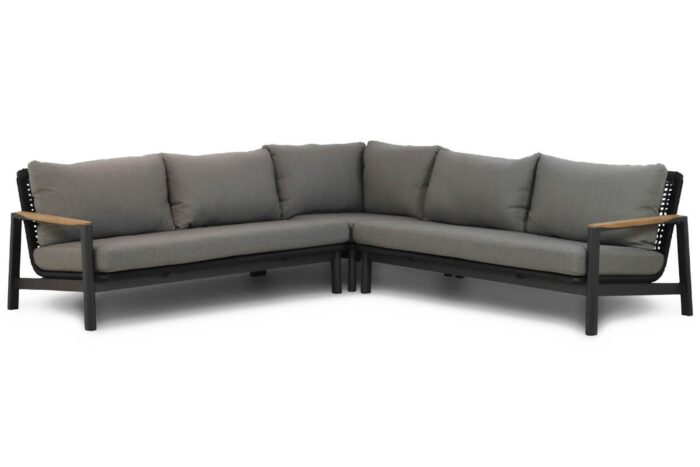 Coco Ralph hoek loungeset 3-delig – Grijs-antraciet