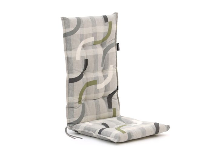 Madison tuinkussen hoge rug 123x50cm Laagste prijsgarantie! – Grijs