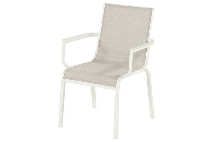 Hartman Gina Alu Sling stackable arm chair II