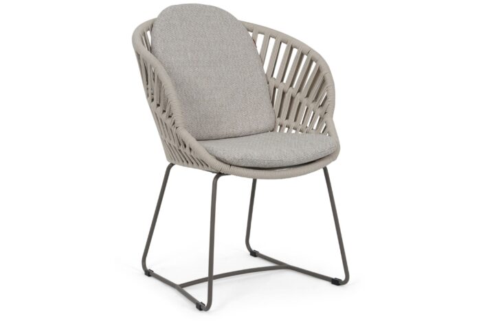 Santika Furniture Amara dining tuinstoel mocha – Taupe-naturel-bruin
