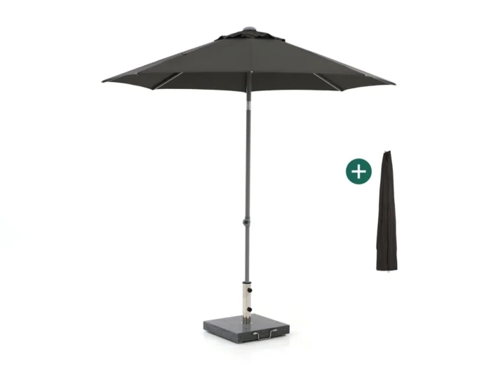 Shadowline Push-up parasol ø 250cm - Zwart