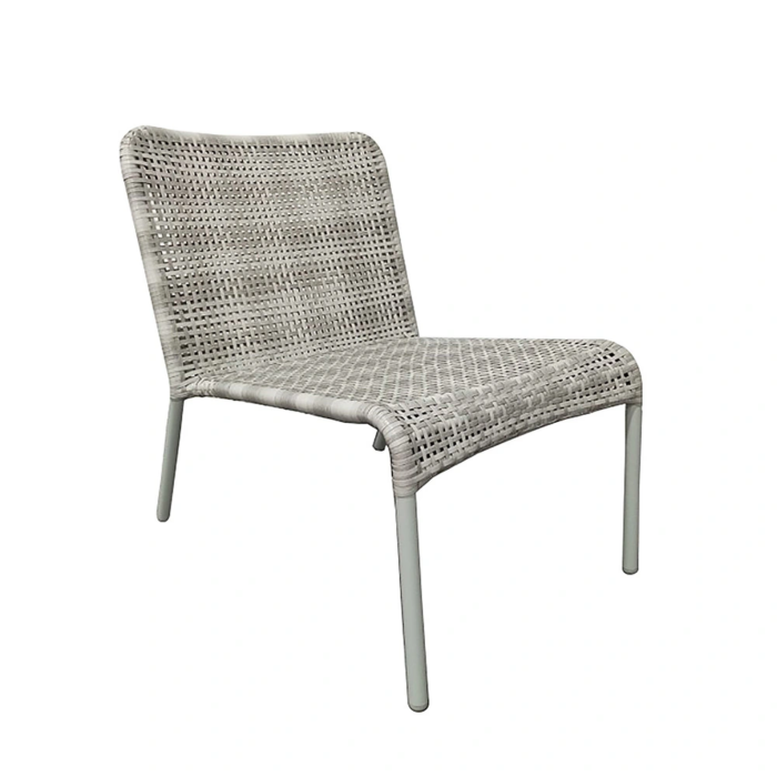 Buitengewoon de boet Murau Relax Stoel White Grey – grijs
