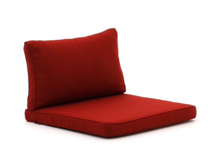 Madison loungekussenset luxe zit 73x73cm rug 73x40cm 2-delig Laagste prijsgarantie! – Rood
