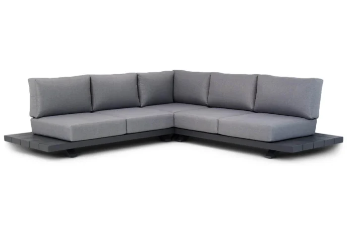 Santika Furniture Attico hoek loungeset 3-delig - Grijs-antraciet