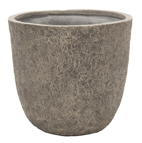 Mcollections Colorado Egg Pot Grey D25H25 Bloempot – grijs