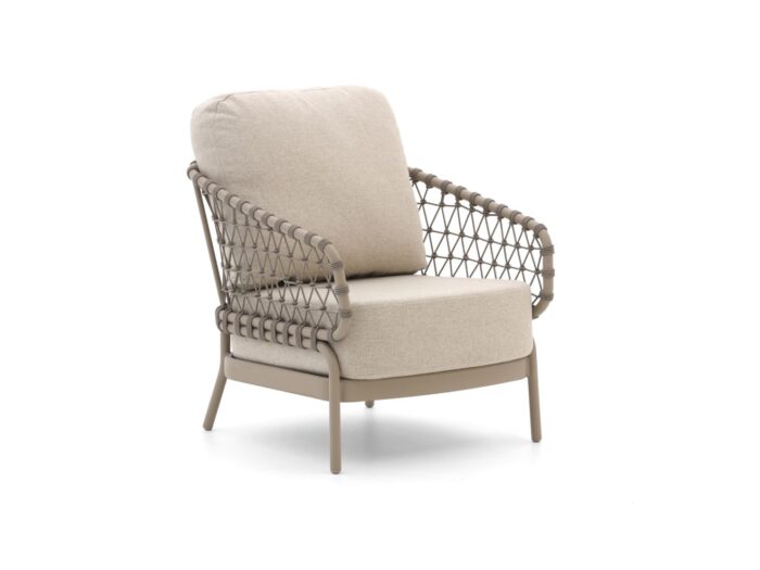 Tierra Outdoor Juno lounge tuinstoel Laagste prijsgarantie! – Taupe