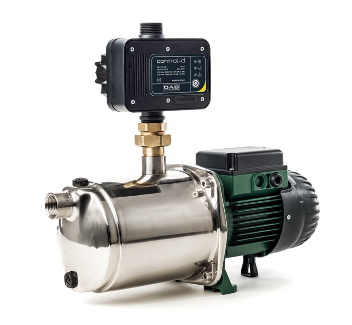Dab JetInox 132 M + Control-D Hydrofoorpomp – Groen/ zwart / RVS