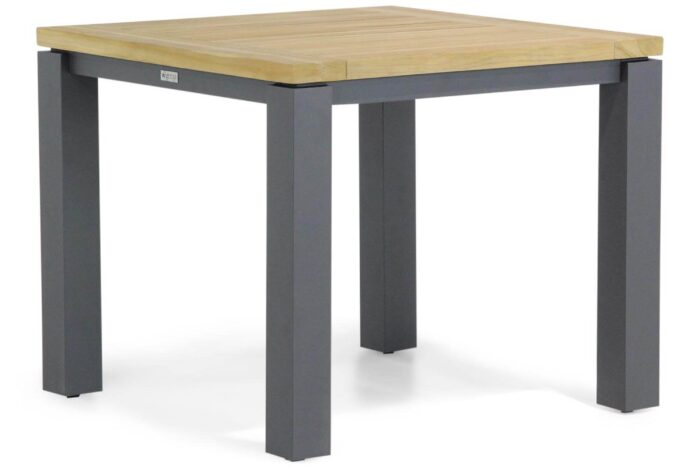 Garden Collections Lifestyle Veneto dining tuintafel 90 x 90 cm – Old teak greywash
