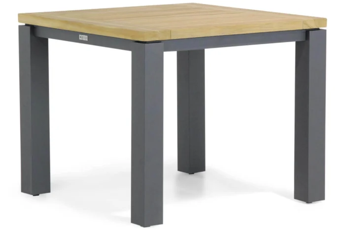 Garden Collections Lifestyle Veneto dining tuintafel 90 x 90 cm - Old teak greywash