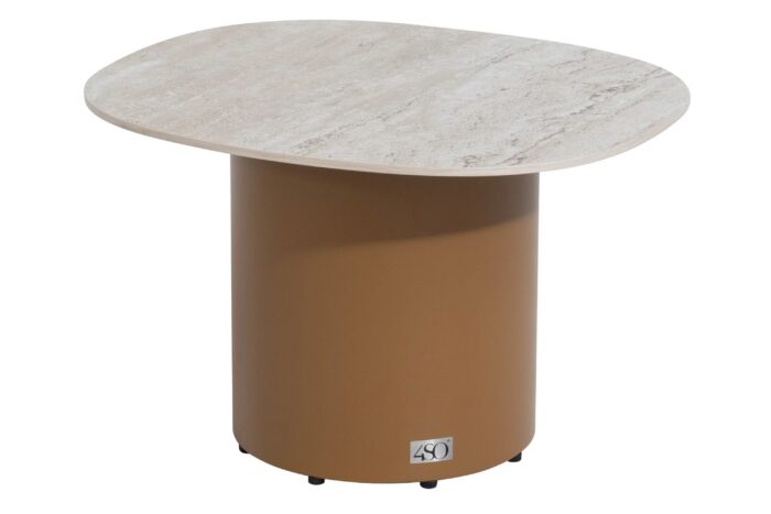 4 Seasons Outdoor Sofie lounge coffee table 50x60x35 cm – Taupe-naturel-bruin