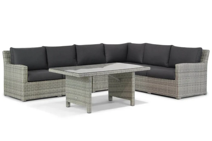 Garden Collections Giardino/Napoli dining loungeset 5-delig - Grijs-antraciet