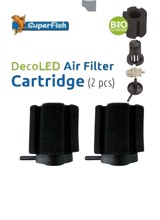 Superfish Deco led air filter cartridge 2x