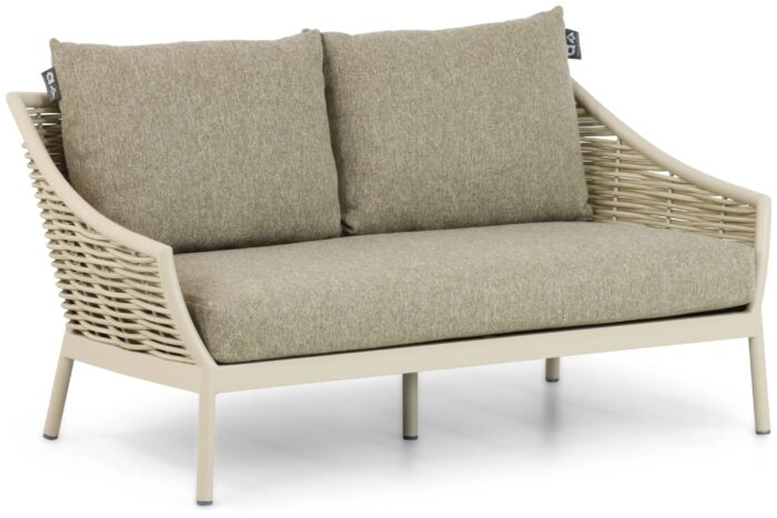 Apple Bee Milou 2-zits loungebank 145 cm – Taupe-naturel-bruin