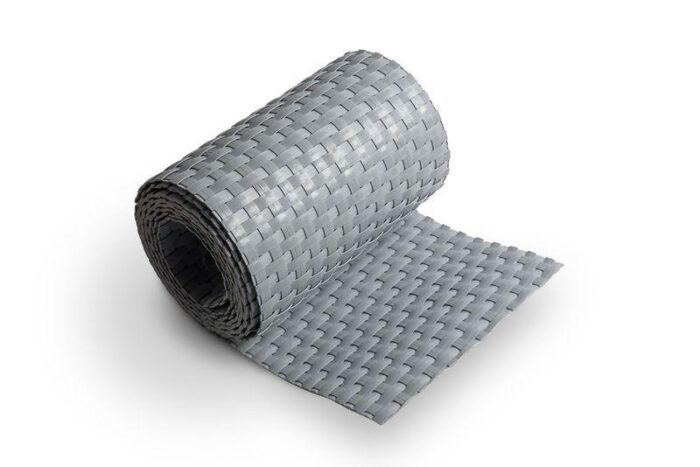 Gabiona Deutschland Polyrattan privacyschermstroken in grijs MW 5 x 20 cm