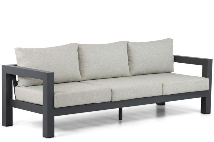 Lifestyle Garden Furniture Luca lounge tuinbank 3-zits – Grijs-antraciet