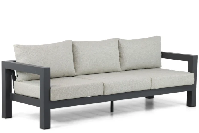 Lifestyle Garden Furniture Luca lounge tuinbank 3-zits - Grijs-antraciet