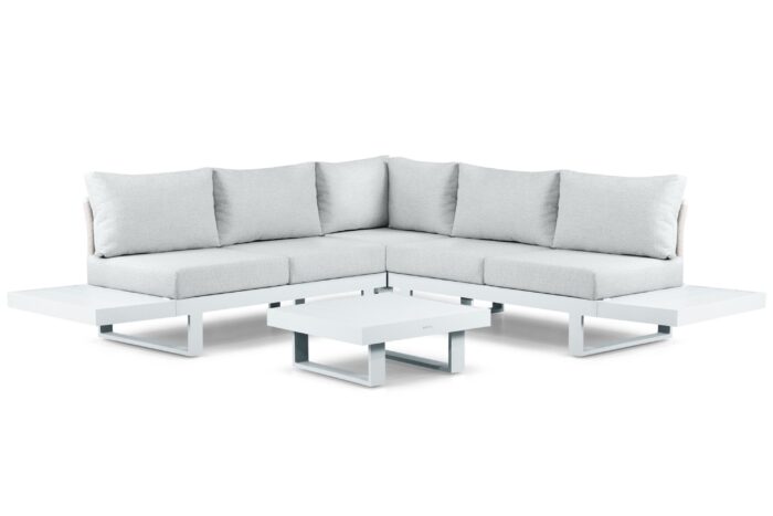 Lifestyle Garden Furniture Lorenzo hoek loungeset 6-delig – Wit