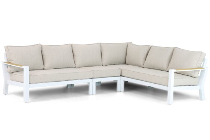 Lifestyle Garden Furniture Bilbao hoek loungeset 4-delig – Wit