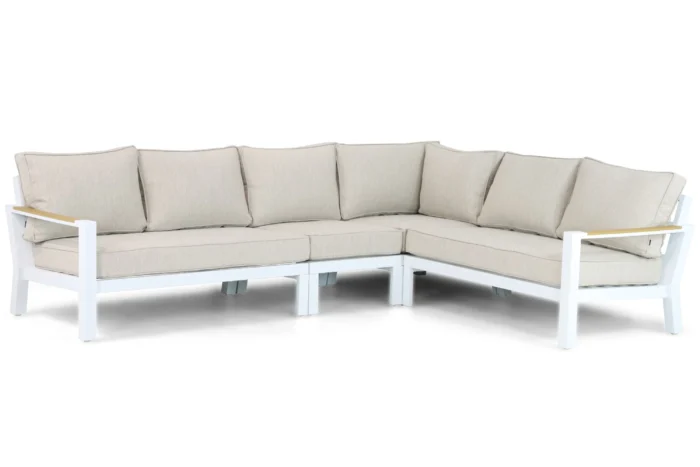 Lifestyle Garden Furniture Bilbao hoek loungeset 4-delig - Wit