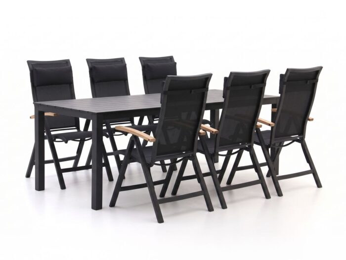 Bellagio tuinmeubelen Bellagio Lugo/Menzano 220cm dining tuinset 7-delig verstelbaar Laagste prijsgarantie!