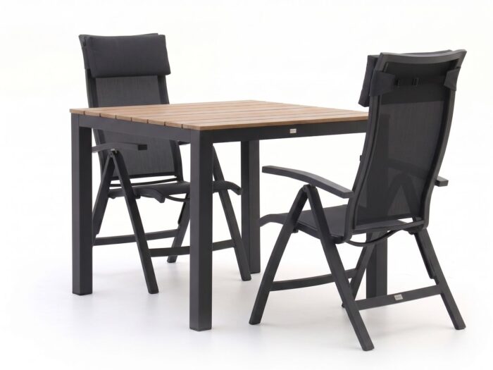 Bellagio tuinmeubelen Lugo/Fidenza 90cm dining tuinset 3-delig