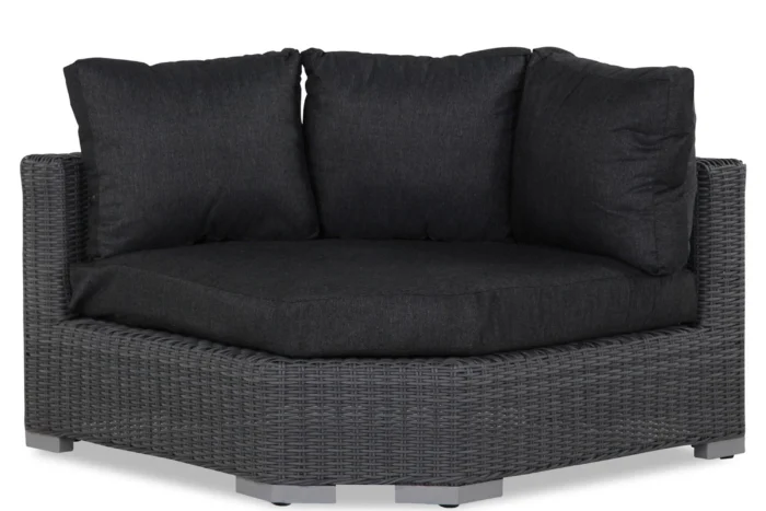 Garden Collections Toronto hoek module XL - Zwart