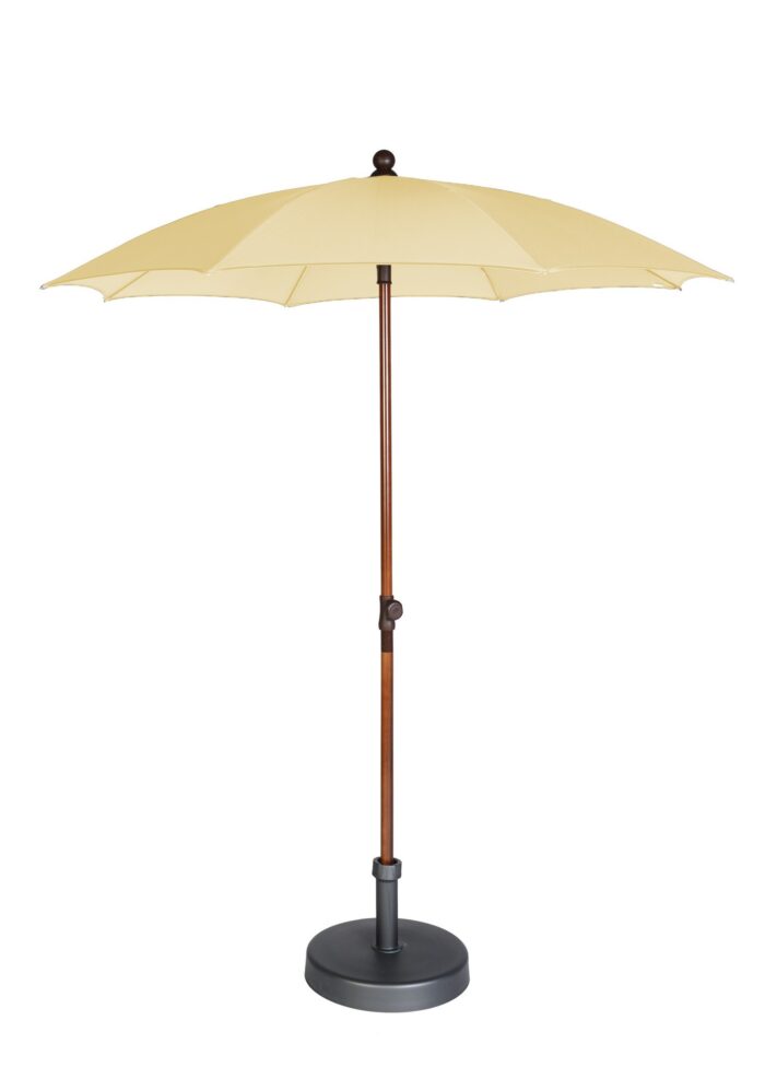 Max luuk Stokparasol Olivia 200/8/33/36 wood yellow Max&Luuk – geel