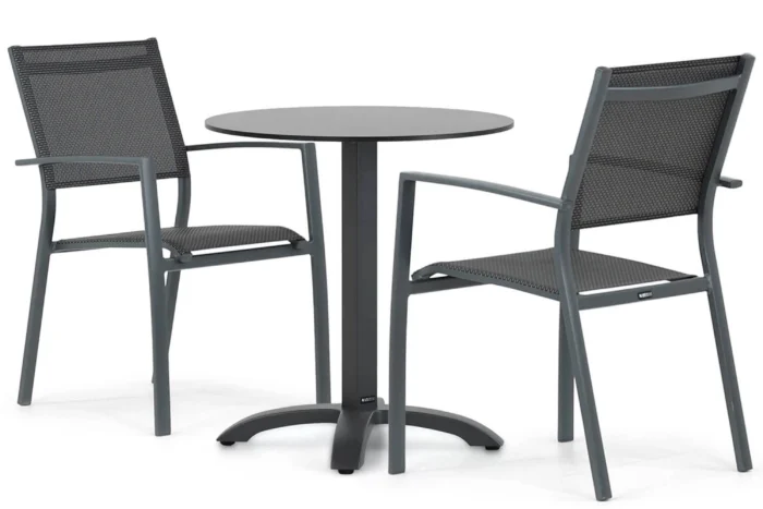 Lifestyle Garden Furniture Sella/Talao 70 cm dining tuinset 3-delig - Grijs-antraciet