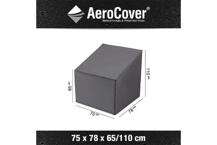 Platinum AeroCover | Loungestoelhoes XL 75 x 78 x 65-110(h) cm