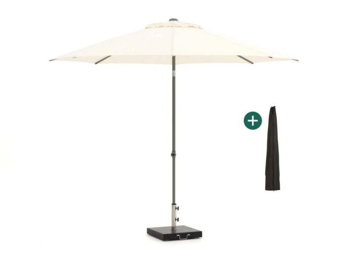 Shadowline Push-up parasol ø 300cm – Wit