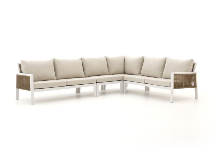 Manifesto Furniture Alzano hoek loungeset 4-delig – Wit