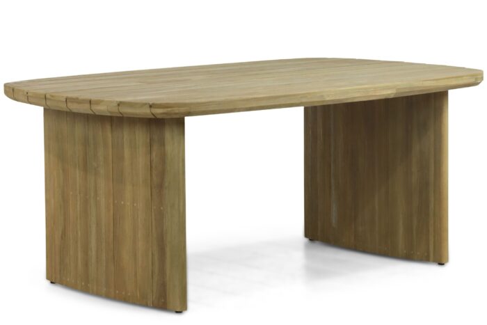 Lifestyle Garden Furniture Falcon dining tuintafel 180 x 115 cm – Old teak greywash
