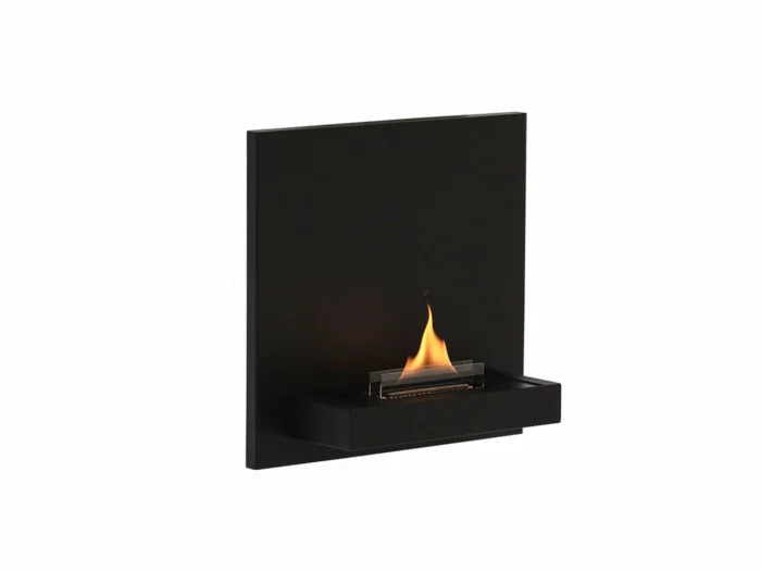 Tenderflame Square 180 wandhaard 57,5x57,5x23cm - Zwart