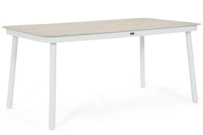 Lifestyle Garden Furniture Tavona dining tuintafel 160×90 cm – Wit