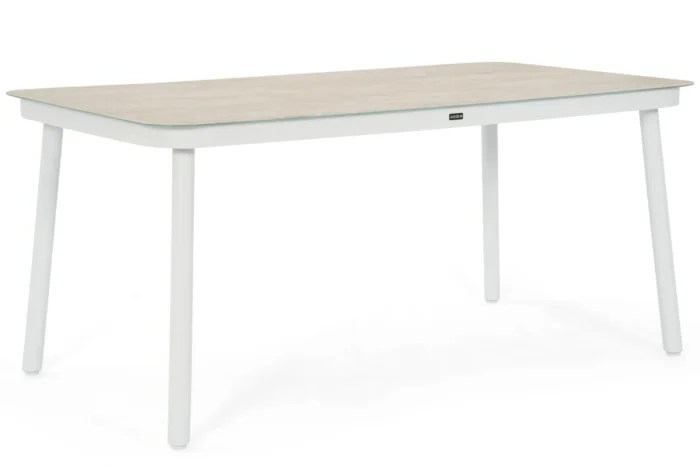 Lifestyle Garden Furniture Tavona dining tuintafel 160x90 cm - Wit