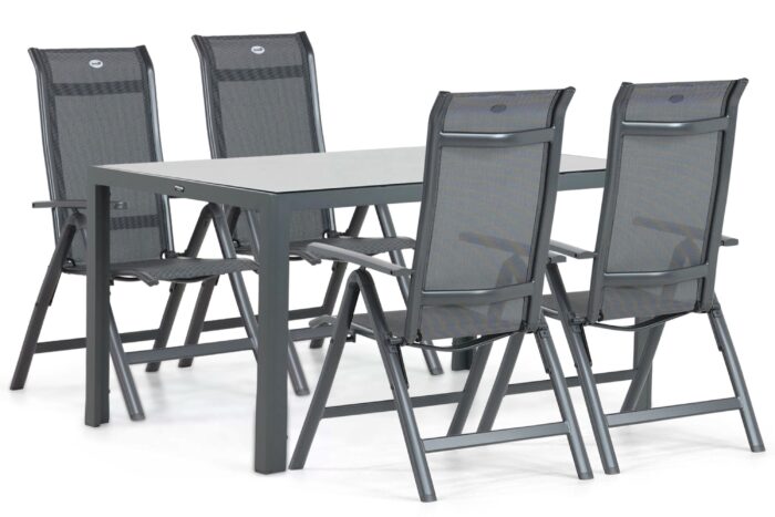 Hartman Alice/Venustas 150 cm dining tuinset 5-delig – Grijs-antraciet