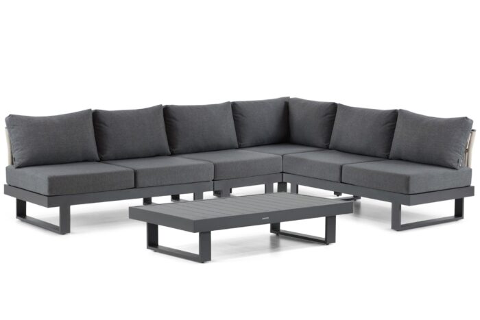 Lifestyle Garden Furniture Lorenzo hoek loungeset 5-delig – Grijs-antraciet