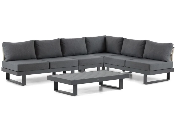 Lifestyle Garden Furniture Lorenzo hoek loungeset 5-delig - Grijs-antraciet