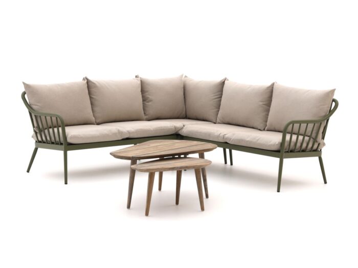 Manifesto Furniture Manifesto Celante/ROUGH-K hoek loungeset 5-delig Laagste prijsgarantie! – Groen