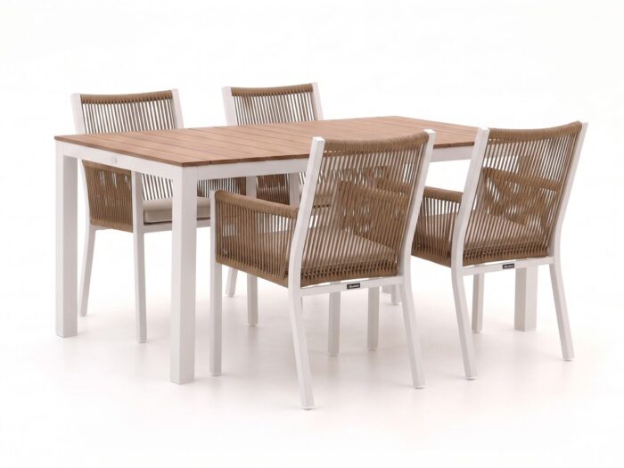 Manifesto Furniture Manifesto Rivola/Fidenza 160cm dining tuinset 5-delig Laagste prijsgarantie!