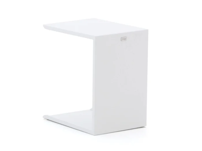 Bellagio tuinmeubelen Paterno bijzet tuintafel 45x34x52cm - Wit