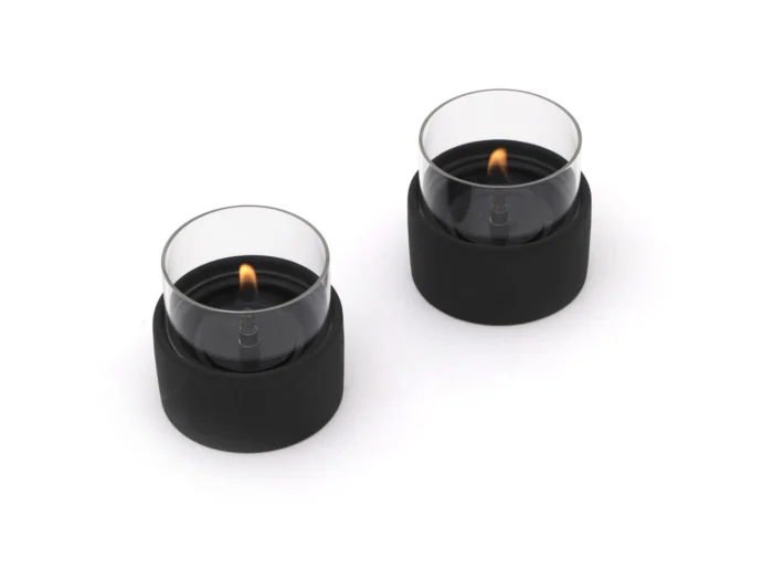 Tenderflame Breeze 10 sfeerlicht ø11cm (h:10,7cm) - Zwart