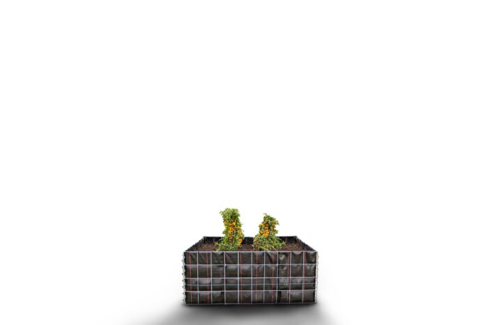 Gabiona Deutschland Rechthoekig verhoogd bed zonder stenen Lengte: 100 cm Hoogte: 40 cm Diepte: 40 cm Maaswijdte: 10 x 10 cm