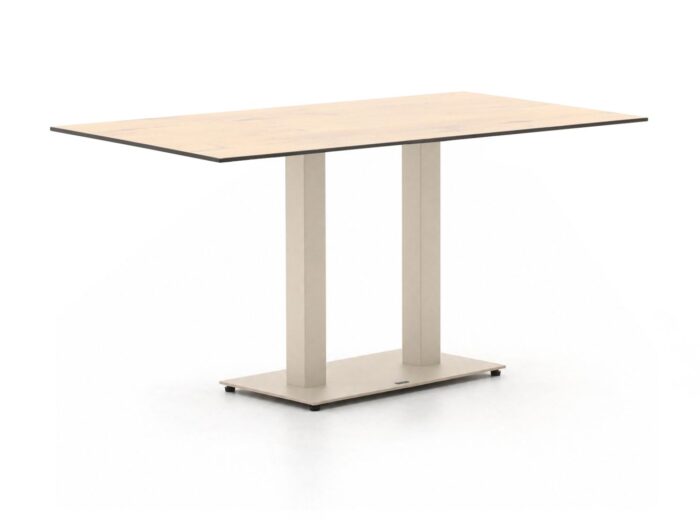 Forza Furniture Forza Orta tuintafel 140x80x73cm Laagste prijsgarantie! – Taupe