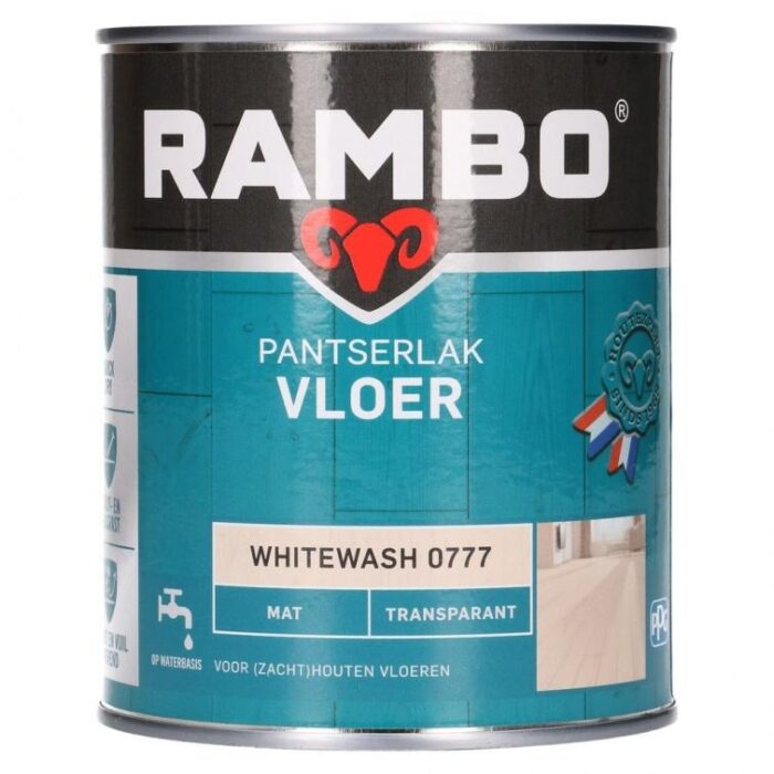 Rambo Pantserlak vloer tr. mat 777 0,75l – transparant