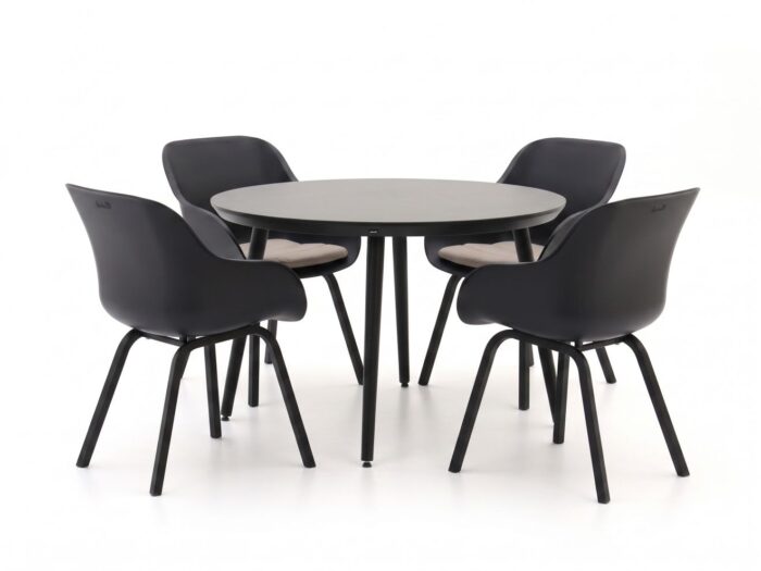 Hartman tuinmeubelen Le Soleil Element/Sophie Studio ø128cm dining tuinset 5-delig
